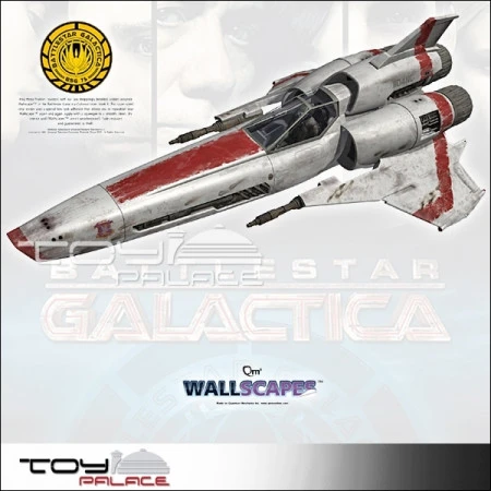 Schlussverkauf 🎁 Quantum Mechanix Battlestar Galactica: Wandtattoo / Wandaufkleber "Colonial Viper Mark II" - 122 Cm 👏 3 Schlussverkauf 🎁 Quantum Mechanix Battlestar Galactica: Wandtattoo / Wandaufkleber "Colonial Viper Mark II" - 122 Cm 👏