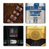 Bestpreis 😉 Underground Toys Star Wars: Untersetzer Set "Star Wars Charactere" ⭐ -GAME VERKAUF Verkäufe character untersetzer 4 er pack star wars UGTSW02733 2 1