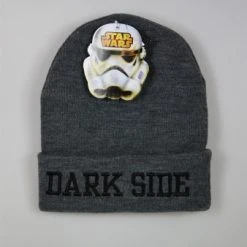 Besorgen ✔️ Star Wars: Starter Mütze / Beanie "DARK SIDE Logo" - Schwarz / Grau ✔️