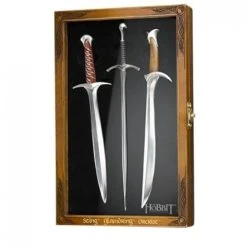Schlussverkauf 🥰 Noble Collection Der Hobbit: Brieföffner Set "Schwerter" (Edelstahl) ⭐