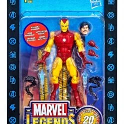 Rabatt 👍 Hasbro Marvel Comics: Iron Man - 2022 Wave 1 Marvel Legends 20th Anniversary Series 1 Actionfigur 💯