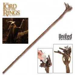 Großhandel 🎁 United Cutlery Herr Der Ringe: Leuchtender Gandalf Moria Stab - Replik Mit Wandtafel 🎉