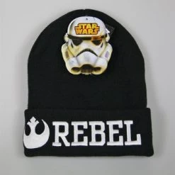 Budget ⌛ Starter Star Wars: Mütze "REBEL Logo" - Schwarz / Weiß ⭐
