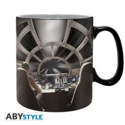 Aktion 😉 Abysse Corp Star Wars: Episode VIII - Keramik Tasse Mit Metallfolieneffekt "Rey Im Millennium Falke" 🛒