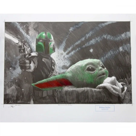 Coupon 🎉 Star Wars: Original Robert Bailey Zeichnung "Baptism Of Fire" (Unikat) - Medium Size 😍 3 Coupon 🎉 Star Wars: Original Robert Bailey Zeichnung "Baptism Of Fire" (Unikat) - Medium Size 😍
