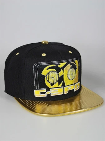 Billig 🥰 Starter Star Wars: Snapback Cap "C-3PO" - Schwarz / Gold ❤️ 3 Billig 🥰 Starter Star Wars: Snapback Cap "C-3PO" - Schwarz / Gold ❤️
