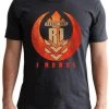 Auslauf 🔔 Abysse Corp Star Wars: Herren T-Shirt "I Rebel" - Dunkelgrau 😀 -GAME VERKAUF Verkäufe star wars herren t shirt i rebel dunkelgrau ABYTEX400 2