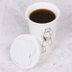 Auslauf 💯 Thumbs Up Star Wars: Keramikbecher Mit Silikondeckel "Stormtrooper" Weiß 🧨