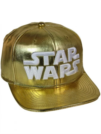 Großhandel 😍 Starter Star Wars: Snapback Cap "3D Logo - C-3PO" Gold / Weiß 😍 3 Großhandel 😍 Starter Star Wars: Snapback Cap "3D Logo - C-3PO" Gold / Weiß 😍