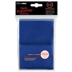 Rabatt 😀 Ultra Pro: Sammelkarten-Hüllen (Standardgröße) - Blau - 100 Stück ⭐